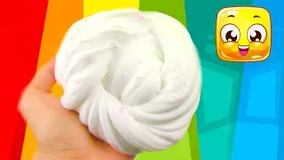 Easy Fluffy Slime Recipe Without Shaving Cream! Slime Making Tutorial DIY No Detergent!