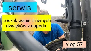 Naprawy szosy. Próba likwidacji dziwnych dźwięków. vlog 57