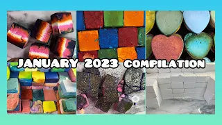 3H SOFT GYM CHALK CRUMBLE COMPILATION | JANUARY 2023 | ODDLY SATISFYING | SLEEP AID