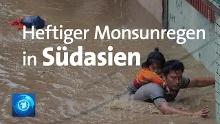 Wegen extremer Hitzewelle: Starker Monsun in Indien, Nepal und Bangladesch