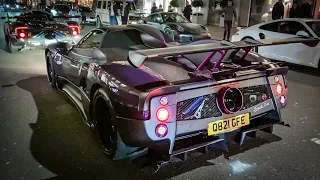 NEW ONE-OFF Pagani Zonda Zun + Zonda Oliver V12 SOUNDS in London!!