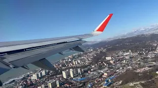 Взлет из Сочи. А321 Аэрофлот
