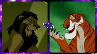 Disney Versus Battles: Scar vs Shere Khan (Full video)