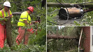 'It was devastating': Clean-up underway in storm-ravaged Pennsylvania community