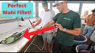 How to Fillet & Clean a Mahi Mahi (Dolphin) the Quick and Easy Way Every Time! (Graphic Video)