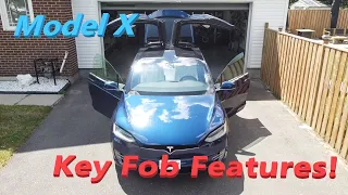 2020 Tesla Model X Key Fob Features!
