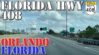 FL-408 East - Orlando - Florida - 4K Highway Drive