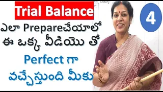 4. Trial Balance Preparation Method With Problem & Solution