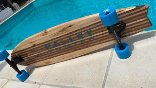 How to make a Pallet Wood Longboard Skateboard
