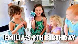 EMILIA'S 9TH BIRTHDAY + POOL PARTY