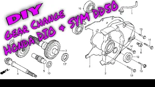 DIY Gear change for your Honda DIO and SYM DD50