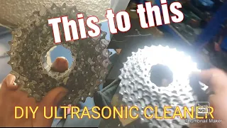DIY ultraSonic cleaner on a cassette. how to make your own
