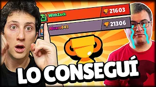 ESTE DÍA TENIA QUE LLEGAR... SUPERO A ALVARO EN COPAS en Brawl Stars - WithZack