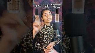 LA Girl vs Charmacy Milano #makeup #foundation #makeupartist