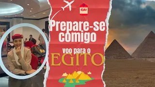 Rotina de comissária de bordo da Emirates | Bate e volta pro Egito