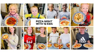 PIZZA NIGHT WITH 12 KIDS