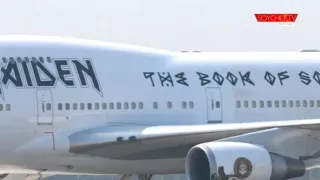 Avión de Iron Maiden sufrió accidente en el Aeropuerto de Santiago