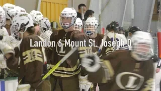 Landon @ Mount St. Joseph Hockey Highlights