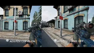 CODM | ADS FOV CURVE - ON vs OFF