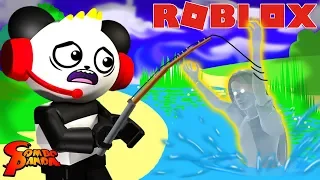 SCARIEST FISHING AND CAMPING TRIP IN ROBLOX! Let's Play Roblox Fishing with Combo Panda