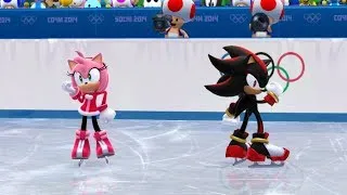 Mario and Sonic at the Sochi 2014 Olympic Winter Games: Figure Skating Pairs #15
