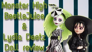 MONSTER HIGH SKULLECTOR BEETLEJUICE DOLL REVIEW!!!