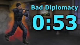 [TAS] Bad Diplomacy in 0:53 | 007: Agent Under Fire