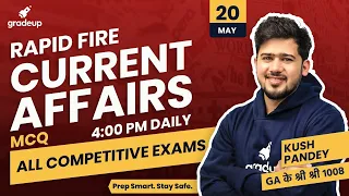 Daily Current Affairs MCQs for All Competitive Exams | 20th May | Current Affairs 2020