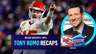 Chiefs BEAT Bills in HEARTBREAK FASHION, advance to AFC Championship I Tony Romo Recap I CBS Sports