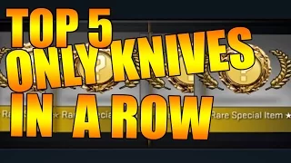 3 KNIVES IN A ROW?! - TOP 5 KNIVES IN A ROW UNBOXINGS [HD]
