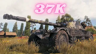 Panhard EBR 105  19K Spot + Damage & WZ-132-1  18K World of Tanks Replays 4K The best tank game