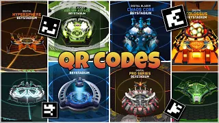 All the beyblade stadiums QR codes