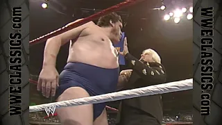 WWF Wrestlemania VI (1990) - Bobby "The Brain" Heenan Slaps Andre The Giant