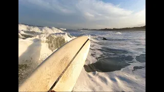 end of Jan 2021 weekend POV Surfing with the Cymatic @ Indialantic FL
