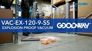 Goodway VAC-EX-120-9-SS Explosion-Proof Vacuum