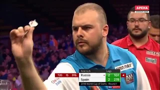 2018 World Cup of Darts Round 1 Russia vs Spain