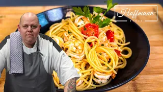 Garnelen & Spaghetti Aglio e Olio | Knoblauch Garnelen I italienische  Rezepte@BerndZehner
