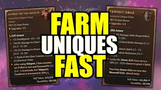 Diablo 4 Farm Uniques FAST - EASILY Target Farm The Uniques You Need With This Tool