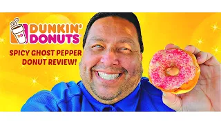 Dunkin’ Donuts New "Spooktacular" Spicy Ghost Pepper Donut Review!