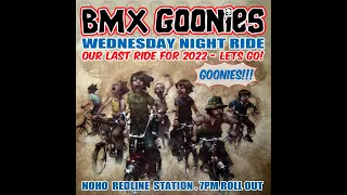BMX Goonies Wednesday Night Ride - December 28, 2022