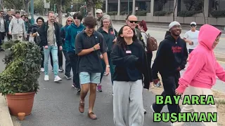 Bushman prank: Scaring every tourist in San Francisco this weekend!