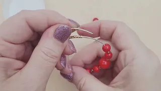 Как собрать браслет на мемори проволоке. Легко. 21 #handmade_jewellery