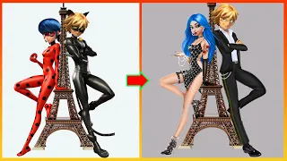 Ladybug Catnoir Miraculous Transformation Bad Girl, Bad Boy In Effiel Tower 🗼GLOW UP 💄New Episode