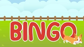 Bingo Dog Song • Educational Nursery Rhymes Song with Lyrics • Animated Animal Cartoon for Kids