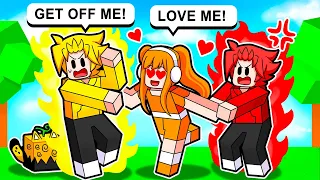 My Brother's Girlfriend has A CRUSH ON ME.. (Roblox Blox Fruits)