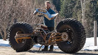 Monster Chopper Custom Gas Tank/Seat!