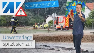 Warnung vor neuer Sintflut! Jetzt trifft es den Westen Deutschlands! Wann enden die Unwetter?