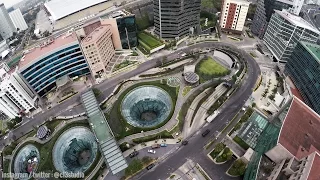 Volando sobre la Ciudad de México en Drone | 04 - Garden Santa Fe | GoPro Hero 4, 4K |