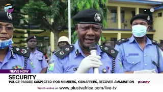 Police Parade Suspected IPOB Members, Kidnappers, Recover Ammunition | NEWS