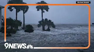 Idalia: Rising flood waters rise in Cedar Key